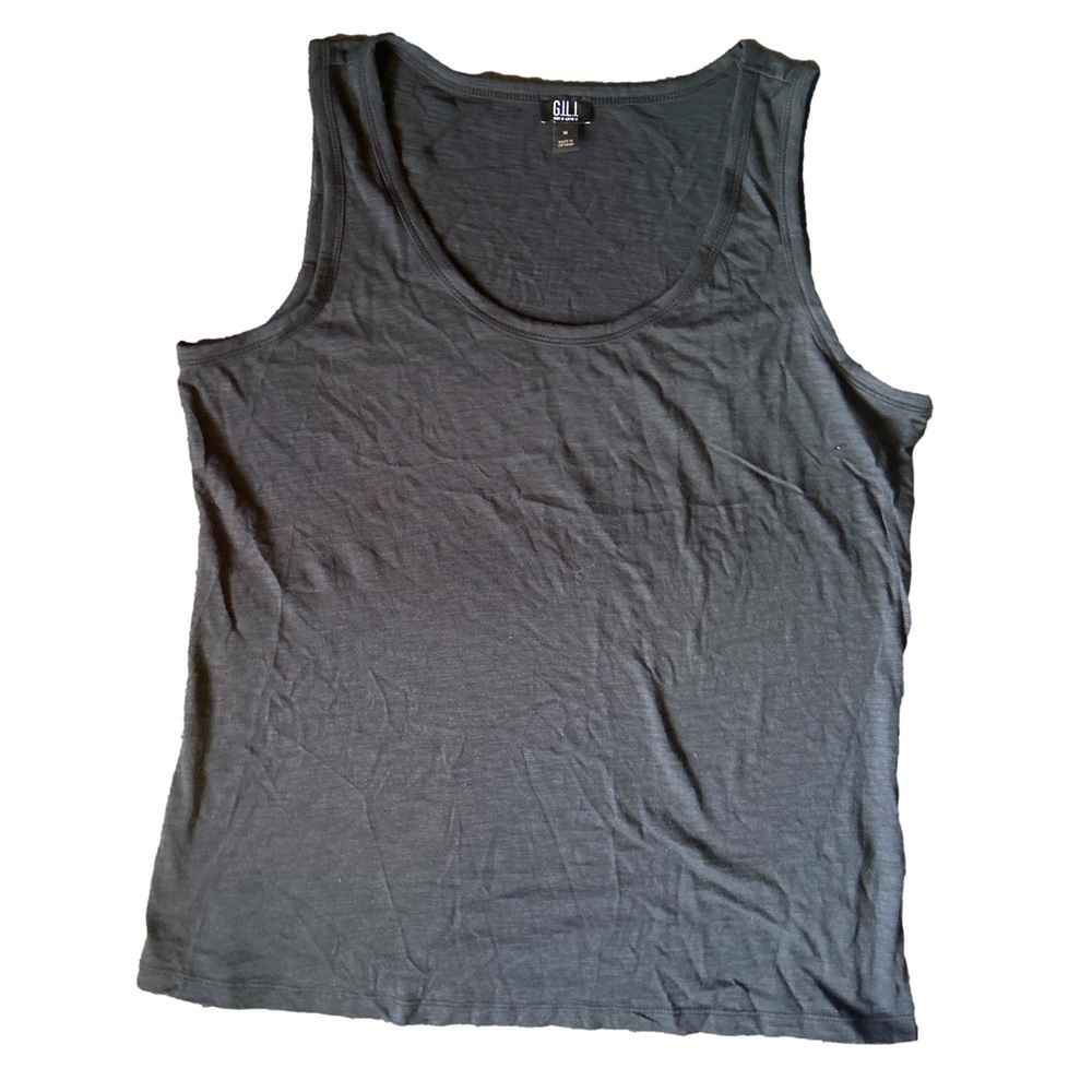 GILI Charcoal Sleeveless Top
